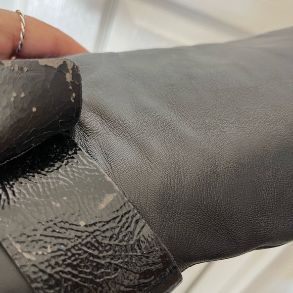 NEW Black Size 9 Leather Gianni Bini Heeled Boots - Picture 8 of 8